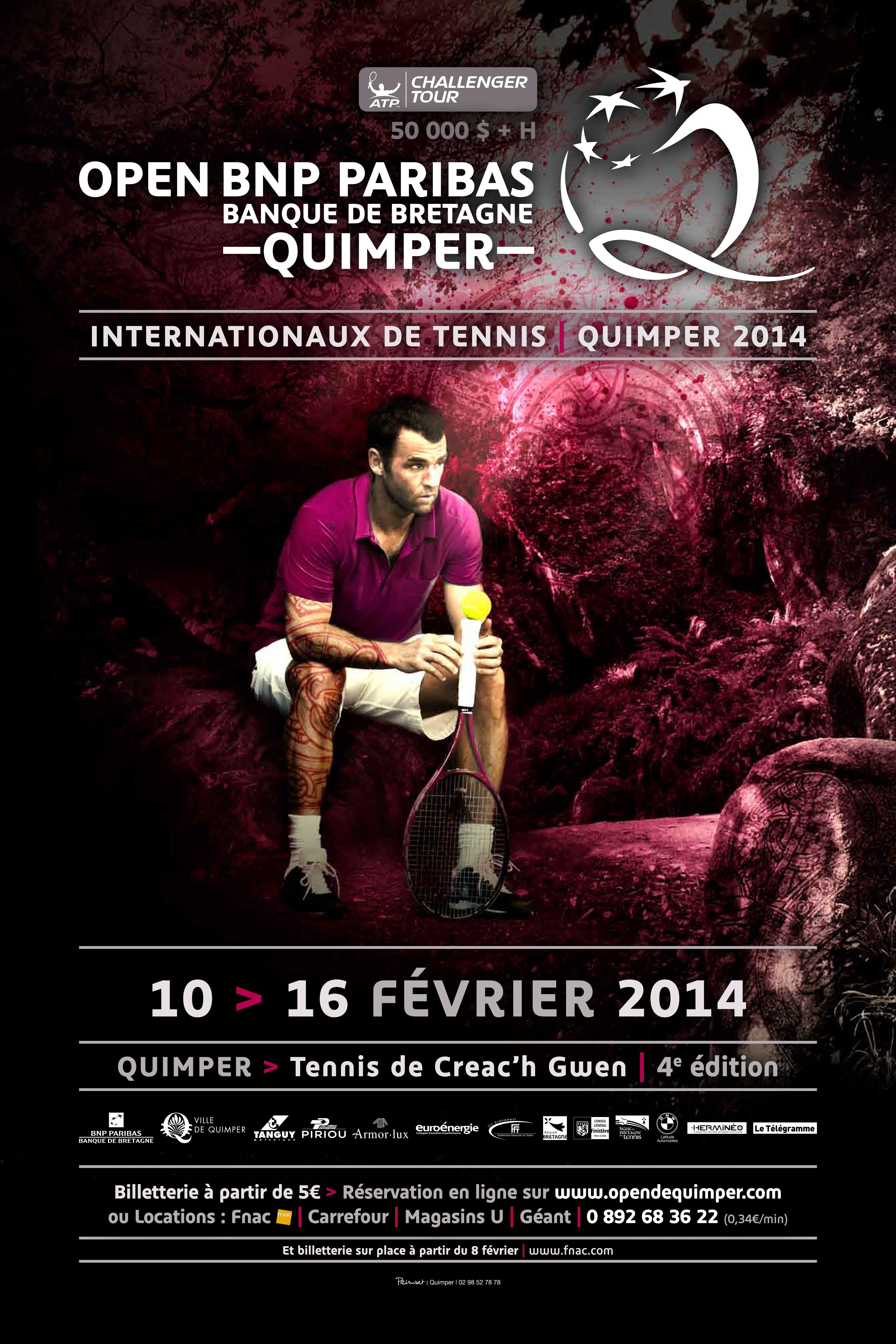 affiche Open Quimper 2014